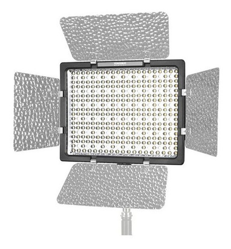 Lámpara Led Yn300 Iv Rgb Yongnuo Color De La Estructura Negro