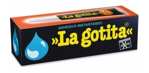 Adhesivo Pegamento La Gotita Instantaneo X 2 Ml.