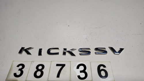 Nome Emblema Tampa Traseira Nissan Kicks 2020  =38736 Cx156