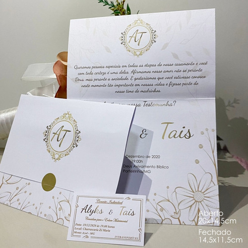 Convite De Casamento Barato (300 Unidades) + 600 Individuais