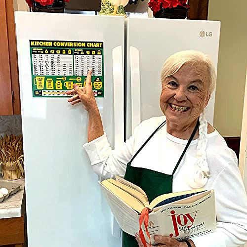 Imán Para Tablas De Conversión De Cocina, Extra Grande, Fáci