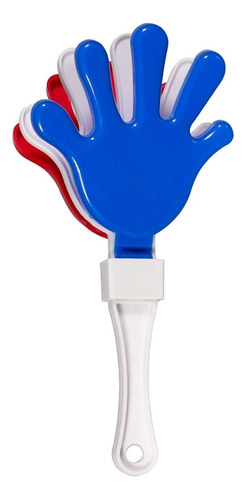 Paquete De 12 Unidades Rojoblancoazul Mano Clapper