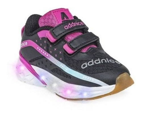 Zapatilla Ganges Light Ngo/fcs Addnice Con Luces