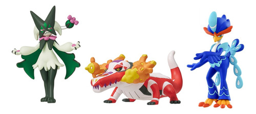 Pokemon Figuras Meowscarada Skeledirge Quaquaval Takara Tomy