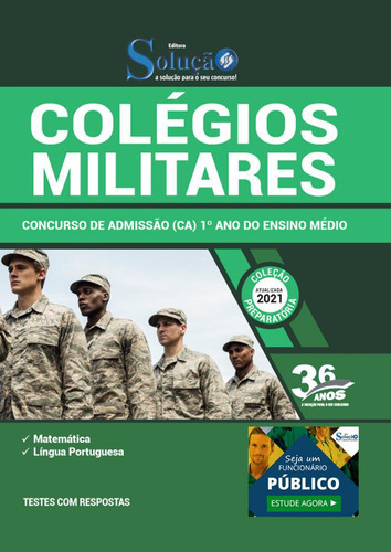 Apostila Colégios Militares Admissão 1º Ano Ensino Médio