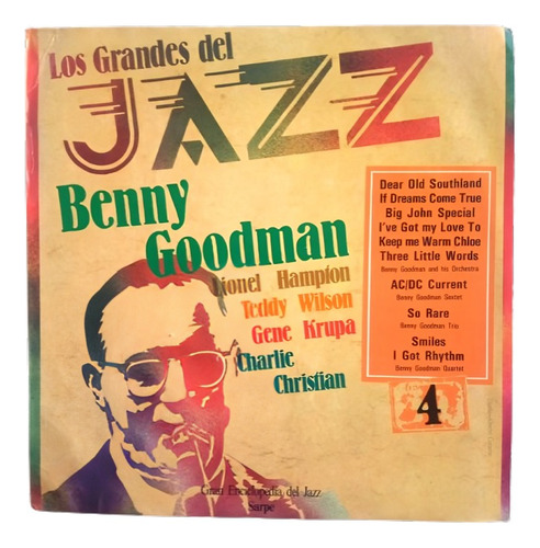 Lp Grandes Del Jazz 4 - Benny Goodman - Macondo Records 