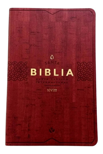 Biblia Nvi Tapa Blanda Imitación Piel Color Rojo