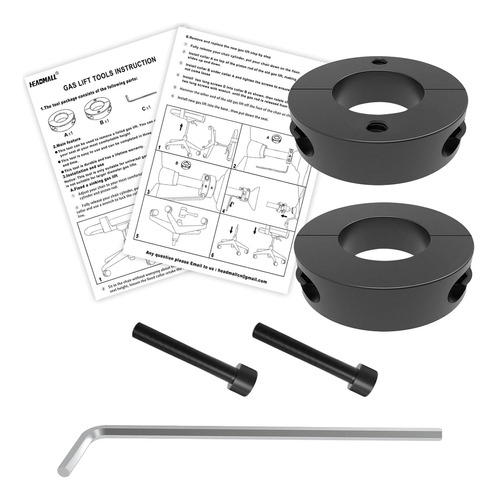 Abrazaderas Para Sillas De Oficina Que Se Hunden, 2 Pcs