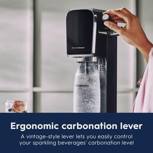 Sodastream --- Art Agua Con Gas Negro Con Botella De