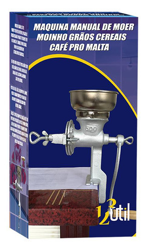 Molinillo de metal para cereales, granos y café