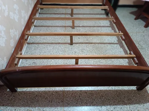 Cama Matrimonial, Madera Caoba (Usado)