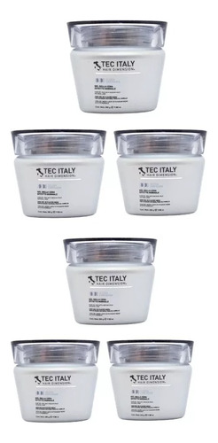 Tec Italy Desing Cera Gel Fijación Media Efecto Natural X6