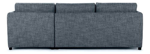 Sofá Seccional Cama Noah Derecho Melange Denim - Rosen