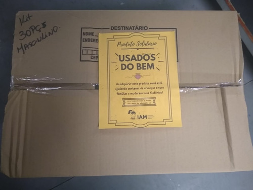 Lote Misto De Roupas Masculinas Para Brechó -30 Peças