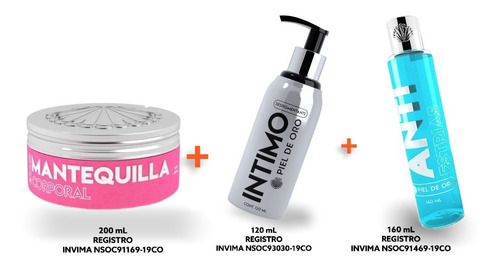 Anti Estrias + Mantequilla Corporal + I - mL a $269