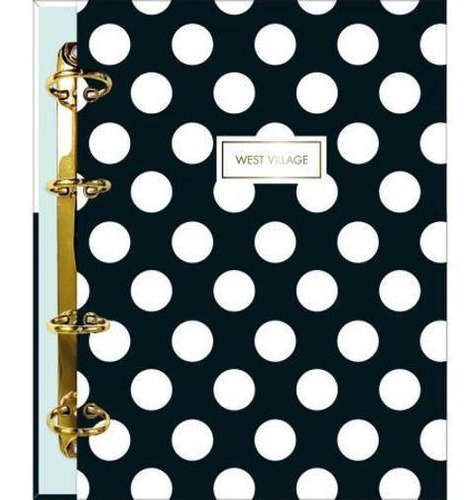 Caderno Tilibra Argolado Cartonado West Village 80fls