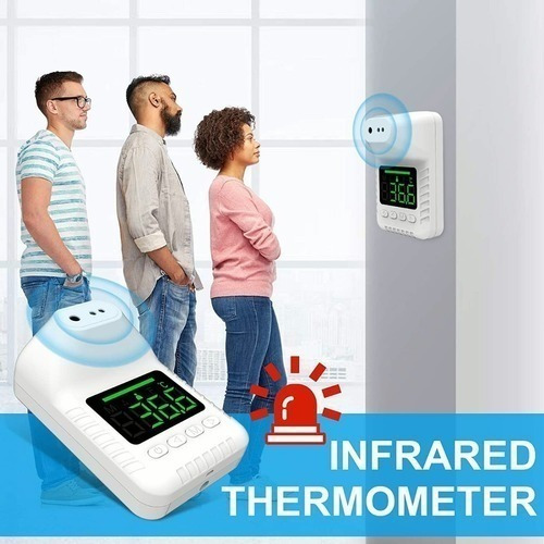 Termometro Infrarrojo Digital De Pared Sin Contacto Alarma