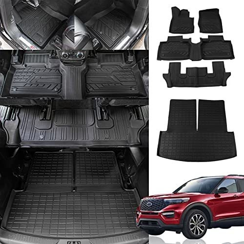 Dattumar Fit Ford Explorer Floor Mats All Weather K65st