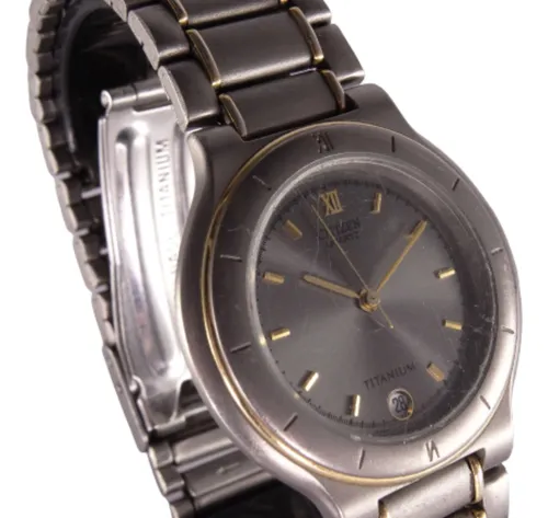Reloj Citizen Quartz Titanium 6110 g09209ta Original Garant. 79.780