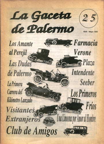 La Gaceta De Palermo No. 25 1991