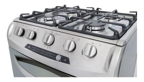 Imagen 3 de 4 de Estufa Haceb 60-VF gas natural 4 quemadores inoxidable 120V puerta con visor