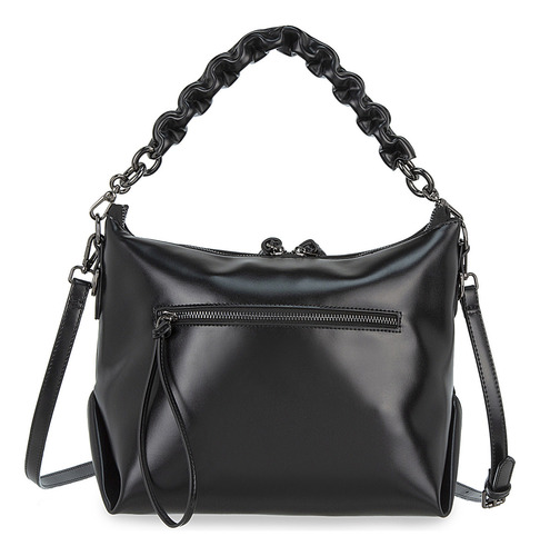 Bolsa Satchel Cloe Llidela Mediano Color Negro