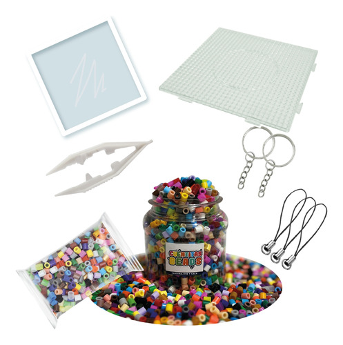 Kit Bote Multicolor 2900pz Hama Beads Perler Artkal Midi 5mm