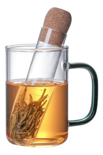 2 De Té Transparente, Filtro De Tubo De Ensayo Reutilizable