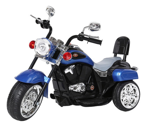 Moto Eléctrica Infantil A Batería Azul Cm-shj61501