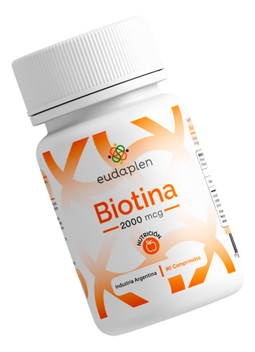Eudaplen Kit X2 Biotina 2000mcg Cabello Uñas Piel X90c
