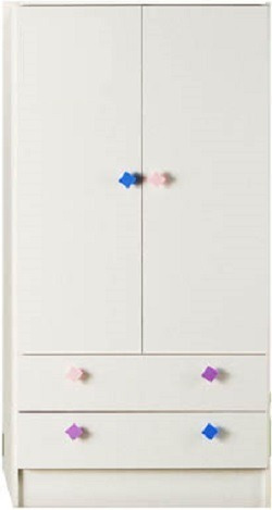 Imagen 2 de 8 de Placard / Ropero Melamina Infantil - Tigre 1.80x0.90x0.45pro