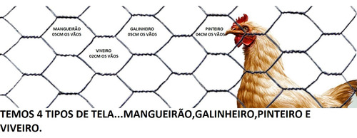Tela Viveiro Passarinho Fio 22 Ro C/50m X 1,00 Altura Morlan