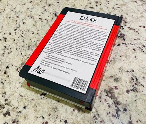 Bíblia De Estudo Dake | Letra Grande | Capa Dura Branca Com Índice