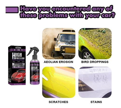 Gq Spray De Pintura For Coche 3 En 1 De Alta Protección