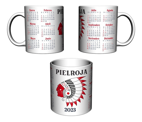 Mug Calendario 2023 Pielroja Al X Mayor 24 Unidades