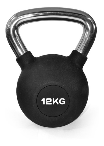 Pesa Rusa Gmp Engomada Con Agarre Cromado 12kg Kettlebell