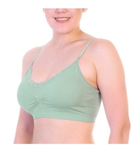 Brasier Top Deportivo Marca Angelina Lenceria Mayoreo 12 Pz