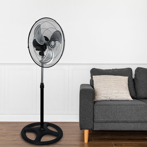 Ventilador 3 En 1 20 Pared Piso Pedestal X2 Oferta 50 Cm 40 Blanco Plateada Metal 3