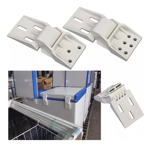 // / 2 Bisagra Universal K Para Congelador Horizontal,