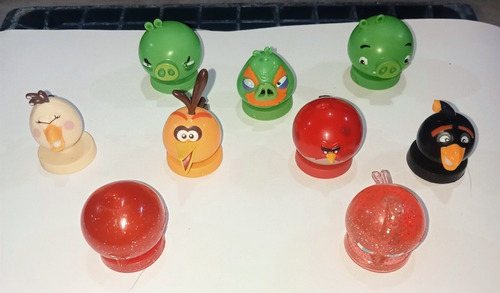 9 Figuras Coleccionables  Angry Birds Vuala 2024