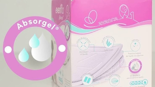 Protectores Para Lactancia Evenflo Absorgel 40 Pzas