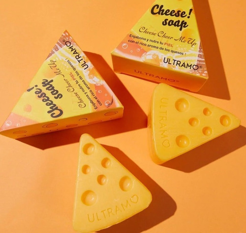 Jabón En Forma De Queso Ultramo Quesito Desvanece Manchas
