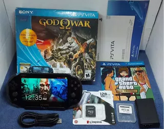 Psvita Slim Edición God Of War Liberada 128gb Juegos Listos