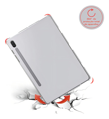 Capa Para Tablet Tab S6 Lite Sm-p619 10.4 + Pelicula Vidro