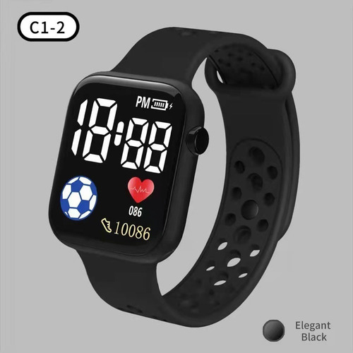 10pzas Reloj C1 Reloj Electrónico Led Cuadrado Mayoreo