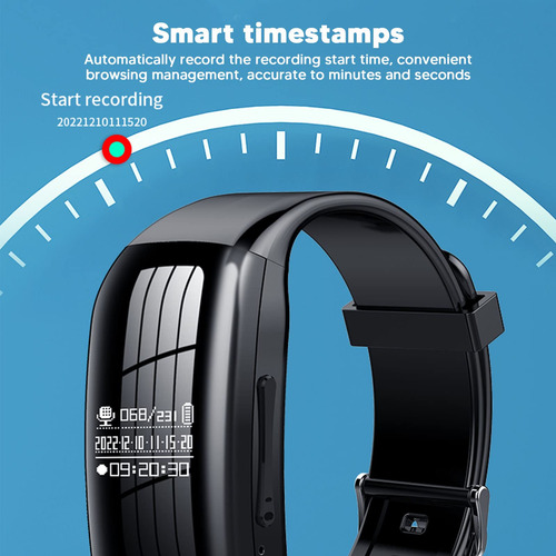 Reloj Grabador De Voz Fosa Digital 4g Con Captación De 360°,