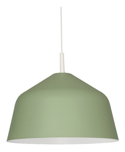 Lampara Colgante Comedor Cocina Capsula Nordico Verde Pastel