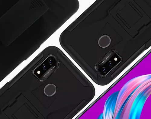 Funda De Uso Rudo Para Realme 8 Pro Con 2 Micas