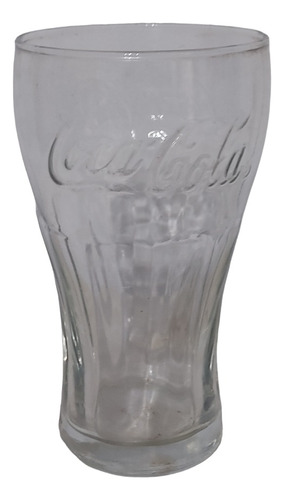 Vaso De Vidrio Con Logo Coca Cola En Relieve (coleccionable)