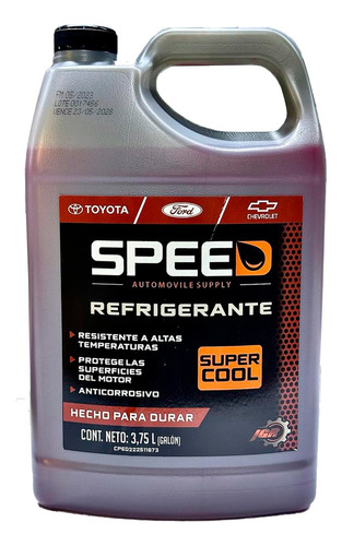 Refrigerante Speed Super Cool Rojo 3.75l